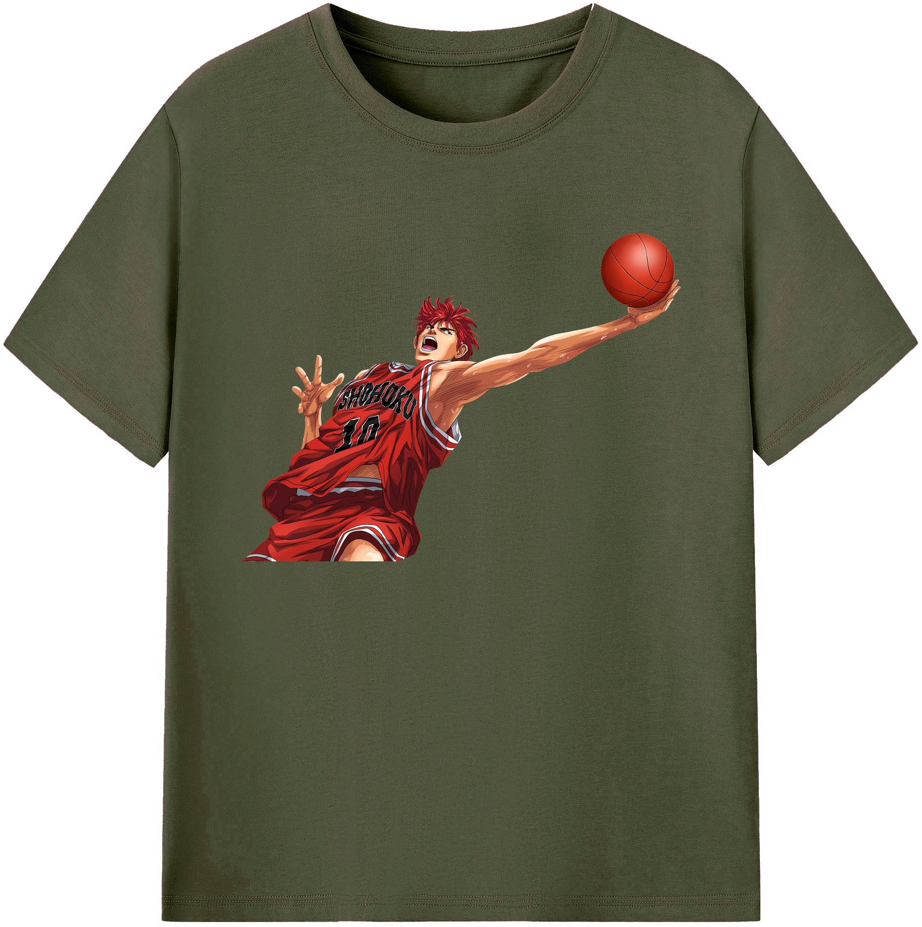 （画像用） SLAM DUNK／スラムダンク 綿100％ メンズ半袖Tシャツ｜肌触りやわらか＆通気性